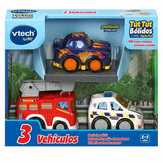 Vehicle Playset Vtech 8 x 9 x 5,5 cm 3 Pieces