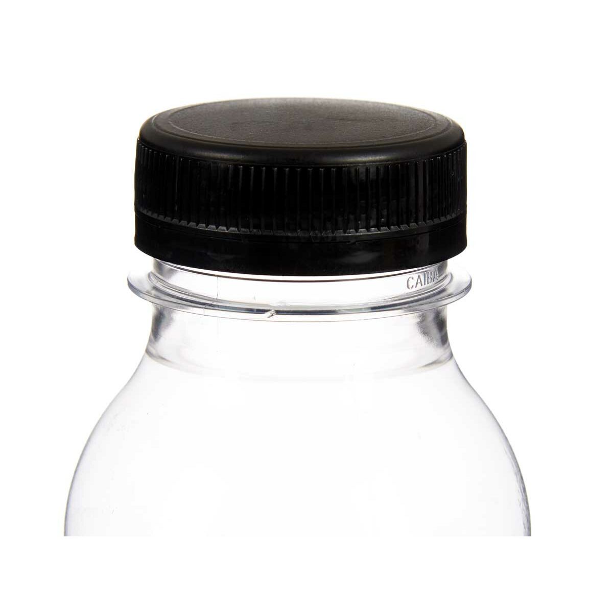 Bottle Black Transparent Plastic 250 ml 6 x 13,5 x 6 cm (24 Units)